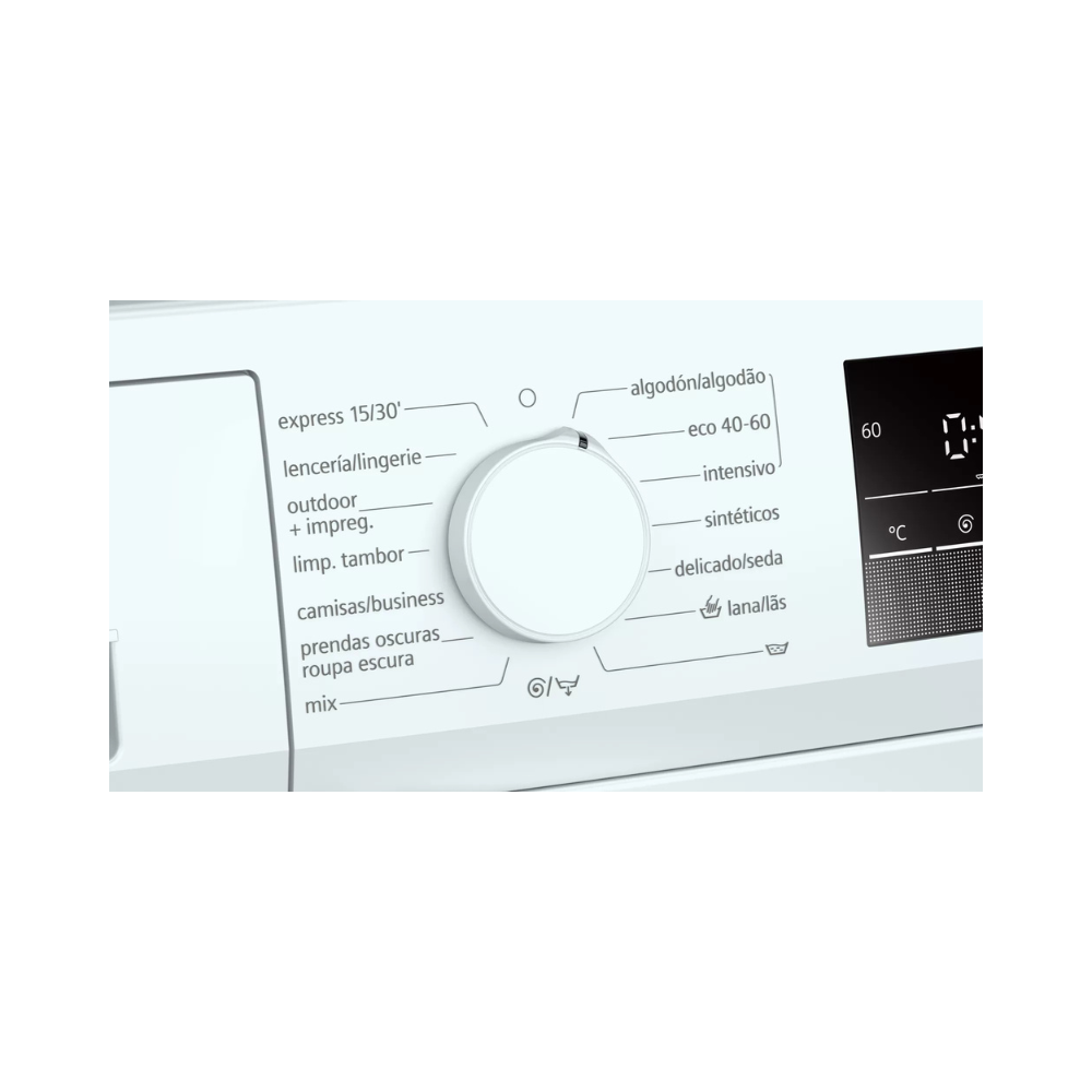 Lavadora frontal SIEMENS WM12N269ES 8 kg 1200 rpm