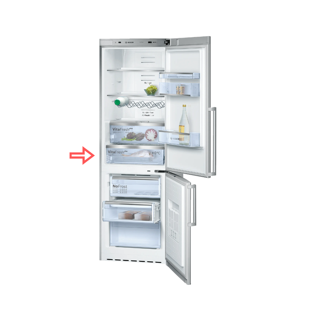 260213138 Cajon carne y pescado combi no frost bosch KN36H70